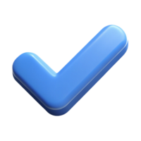 quintessential surreal Minimalist checkmark symbol. Simple checkmark. Clean lines, flat color with Scalable Design. flawless png