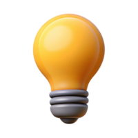 impressive traditional Lightbulb icon. Minimal design, single-weight stroke, flat color. with Scalable Design. crisp png