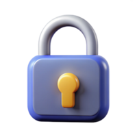 vibrant inspired Simple lock icon. Security and protection. Crisp edges, flat color. with Scalable Design. png
