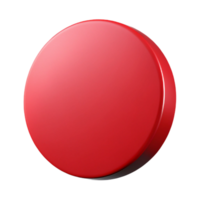 nostalgic dramatic Single red circle, thin black outline. Crisp edges, flat color with Scalable Design. professional png