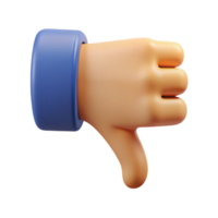 wonderful romantic baroque Thumbs down icon. Hand with thumb lowered. Flat color with Scalable Design. high quality png