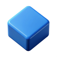 serene rare Geometric square with crisp edges and flat blue color. Minimal design with Scalable Design. png