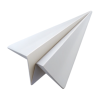 wonderful urban Scalable paper airplane icon with single-weight stroke. Flat white with Scalable Design. refined png