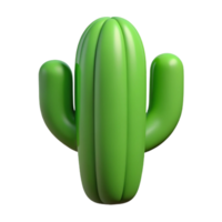 Eterno boêmio uma plano cor verde cacto. limpar \ limpo linhas, fresco arestas com escalável Projeto. genuíno png