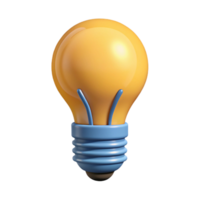 stunning quintessential Lightbulb with a filament. Single-weight stroke, flat color, with Scalable Design. png