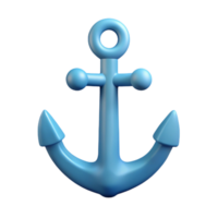 impressive rare Minimal monoline anchor. Single-weight stroke, clean lines, flat color with Scalable Design. png