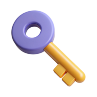 splendid playful creative Minimal design of a key. Flat color, clean lines with Scalable Design. professional png