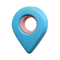 reflective breathtaking Location pin icon. Geometric, single-weight stroke, flat color. Minimal design with Scalable Design. exclusive png