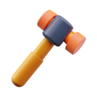 striking mid-century Flat color technical drawing of a hammer. Minimal design, clean lines with Scalable Design. top-tier png