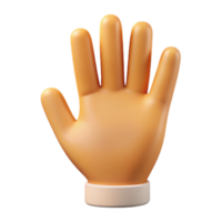 gorgeous victorian Clean lines outlining a human hand. Flat color, with Scalable Design. 4K png