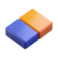 majestic urban Two overlapping rectangles, contrasting colors. Flat color, with Scalable Design. 8K png
