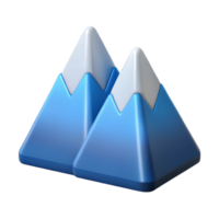 playful picturesque Crisp edges define a simple mountain range logo. Flat color and symmetrical design with Scalable Design. ultra HD png
