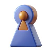 pristine unforgettable Keyhole character with a circular top and rectangular bottom. Crisp edges, scalable, flat color with Scalable Design. png