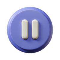 standout vintage Minimalist icon of a pause button. Clean lines, flat color, with Scalable Design. luxury png