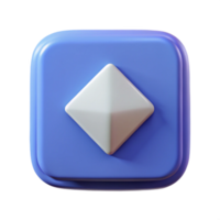 wonderful baroque Square badge with beveled edges and a small triangle. Minimal design, flat color, crisp edges with Scalable Design. refined png