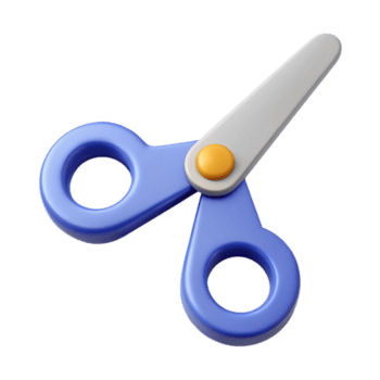 misterioso hipnotizante mínimo tesouras ícone. afiado arestas, escalável, plano cor com escalável Projeto. original png