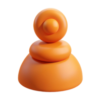 wonderful calm nordic Simple character with a single, bold spiral shape. Flat color, crisp edges with Scalable Design. sharp png