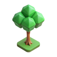 immaculate harmonious abstract Minimal isometric tree with single-weight stroke and green leaves with Scalable Design. authentic png