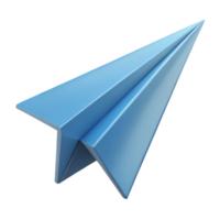 striking unforgettable Minimal outline of a paper airplane. Single-weight stroke, flat color with Scalable Design. png