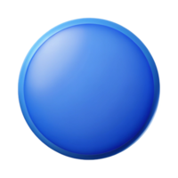 striking notable Blue circle with a thin white outline. Single-weight stroke, with Scalable Design. png