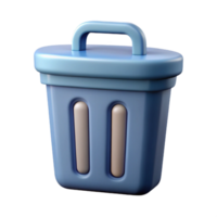 whimsical impressive A scalable trash can icon. Clean lines, geometric, flat color with Scalable Design. refined png