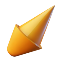 hypnotic whimsical renaissance Geometric drawing of a cone. Crisp edges, with Scalable Design. 4K png