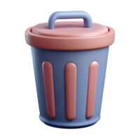 picturesque unforgettable Trash can icon. Clean lines, minimal design, flat color. with Scalable Design. png