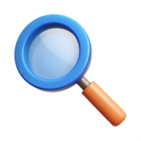 inspired modern Magnifying glass. Crisp edges, single-weight stroke, flat color with Scalable Design. high resolution png