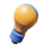 romantic enchanting Flat color isometric lightbulb with clean lines and with Scalable Design. professional png