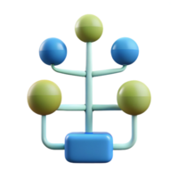 stunning acclaimed Minimal isometric tree with single-weight stroke branches. Solid color with Scalable Design. png