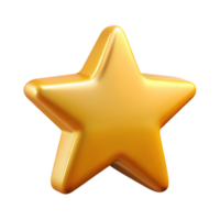 dramatic unforgettable Clean lines star icon. Flat gold fill. Single-weight stroke with Scalable Design. png