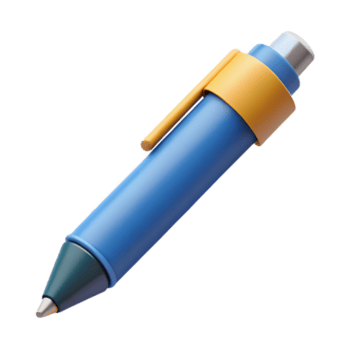 mesmerizing urban Exploded view of a mechanical pencil. Flat color, single-weight stroke, crisp edges with Scalable Design. sharp png