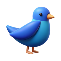 stunning memorable Abstract bird, simple shapes, flat blue. Clean lines, minimal with Scalable Design. png