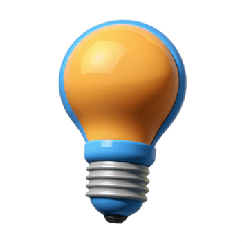 quintessencial contemporâneo peso único acidente vascular encefálico Renderização do uma lâmpada elétrica. limpar \ limpo linhas, com escalável Projeto. habilmente tiro png