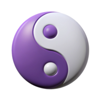 peaceful sumptuous Symmetrical silhouette of a yin-yang symbol. Single-weight stroke, flat color, crisp edges with Scalable Design. detailed png