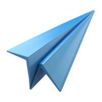 majestic industrial Simple outline of a paper airplane. Single-weight stroke, crisp edges, with Scalable Design. high quality png
