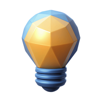 magnífico enérgico nórdico uma geométrico lâmpada ícone. fresco arestas, mínimo, peso único acidente vascular encefálico com escalável Projeto. genuíno png