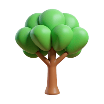 abbagliante notevole stilizzato albero con pulito Linee e piatto colore. peso singolo ictus, minimo design con scalabile design. png