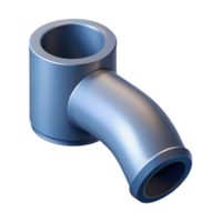 pristine dynamic tropical Scalable technical drawing of a pipe elbow. Single-weight stroke, crisp edges with Scalable Design. premium png