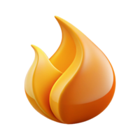 serene mid-century Abstract shape resembling a flame. Clean lines. Flat color. with Scalable Design. original png