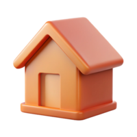 majestic victorian House character with a square base and triangular roof. Simple, geometric, flat color with Scalable Design. elite png
