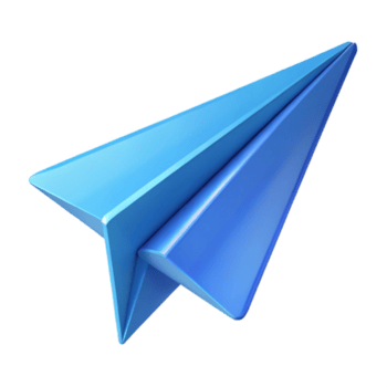 misterioso elegante fresco arestas em uma estilizado papel avião. peso único AVC, plano cor com escalável Projeto. impecável png