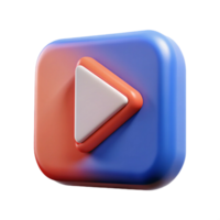 sumptuous calm creative A flat color play button icon. Clean lines, with Scalable Design. precision png
