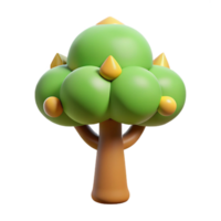 immaculate distinguished Stylized minimalist tree with a circular crown. Clean lines, flat color, with Scalable Design. png