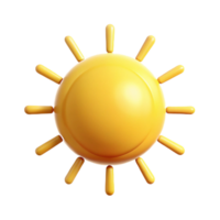 rare rustic Minimal sun icon, crisp edges, flat yellow, single-weight stroke with Scalable Design. impeccable png