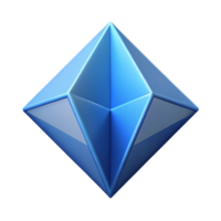 radiant melancholic renaissance Isometric drawing of an octahedron. Symmetrical, minimal, flat color with Scalable Design. expertly shot png