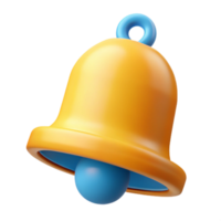 spettacolare raro scalabile, piatto colore campana icona. croccante bordi, peso singolo ictus con scalabile design. png