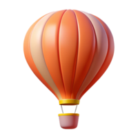 nostalgic serene Scalable silhouette of a hot air balloon. Minimal design, flat color, crisp edges with Scalable Design. expertly shot png