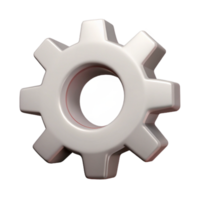 rare futuristic Single-weight stroke outlines a gear. Minimal and scalable, geometric design with Scalable Design. high quality png