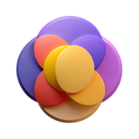 dramatic dazzling Geometric pattern of concentric circles. Crisp edges, flat color, single-weight stroke with Scalable Design. museum quality png